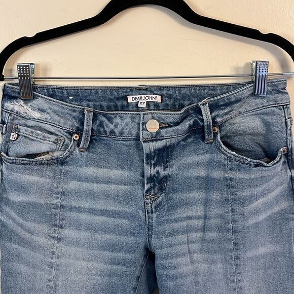 Dear John Distressed Ankle Jeans - Picture 2 of 8